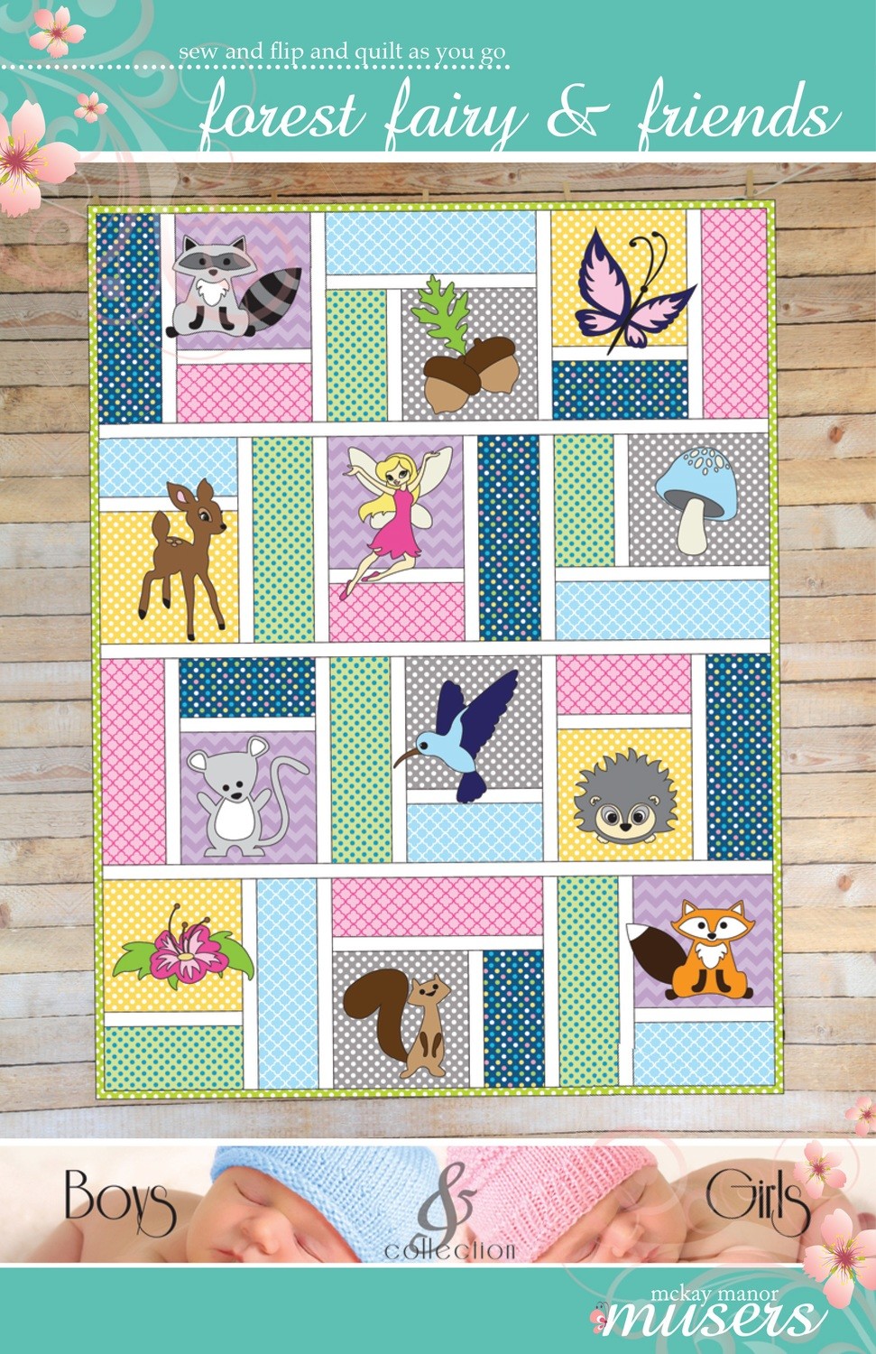 Forest Fairy &amp; Friends Quilt Pattern