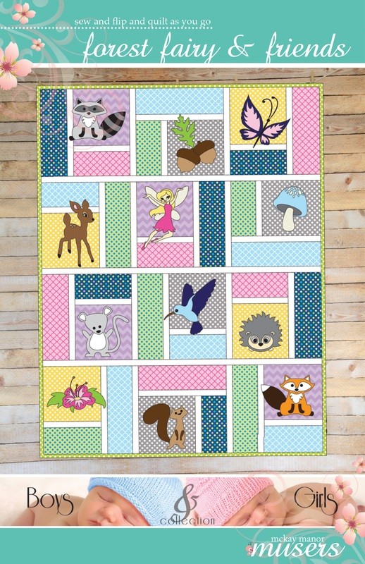 Forest Fairy &amp; Friends Quilt Pattern
