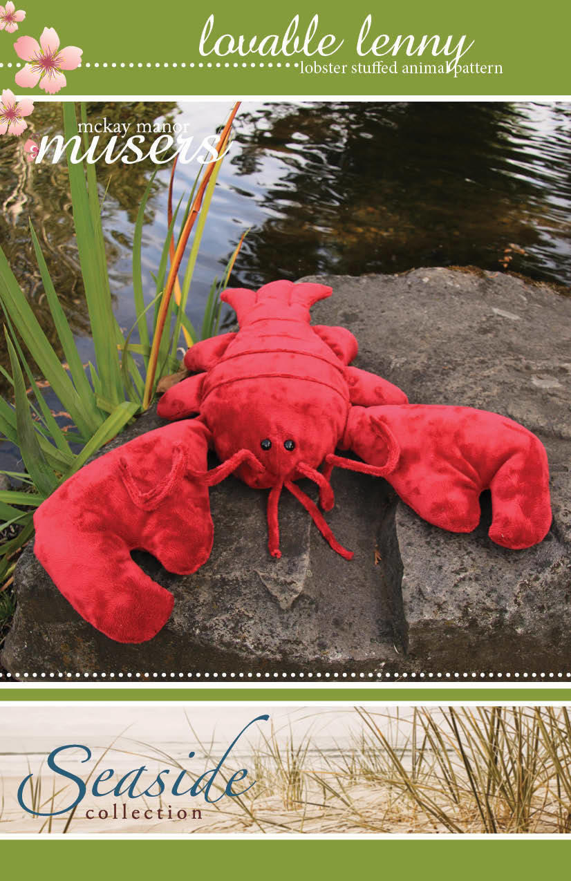 Lenny The Lobster Stuffed Animal Pattern