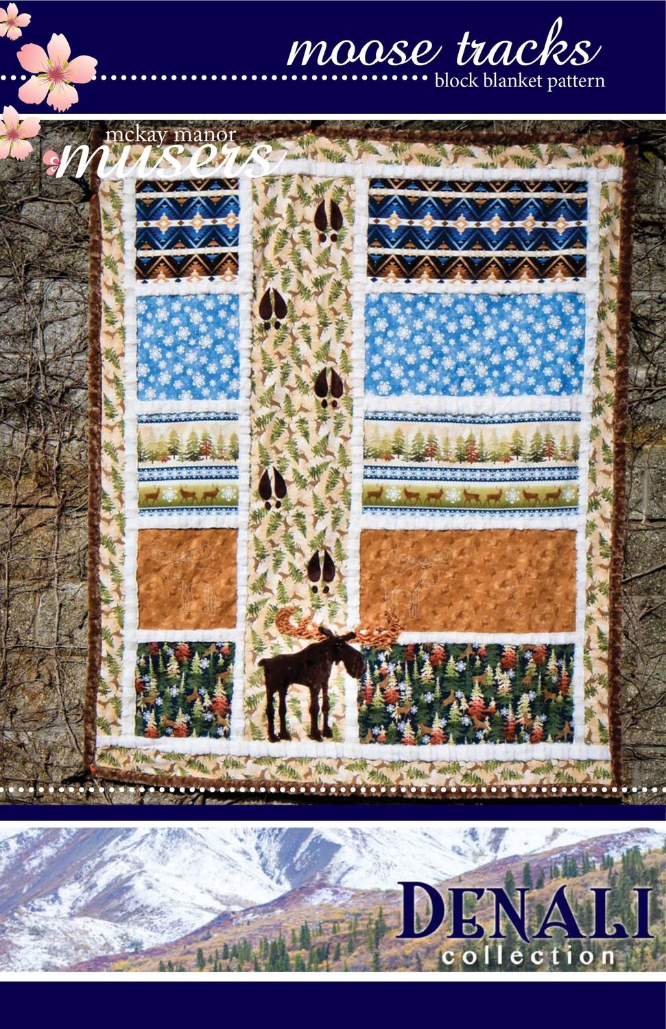 Moose Tracks Blanket Pattern