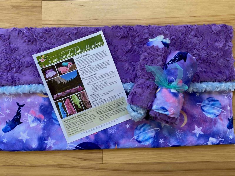 Piping Edge Baby Blanket Kit