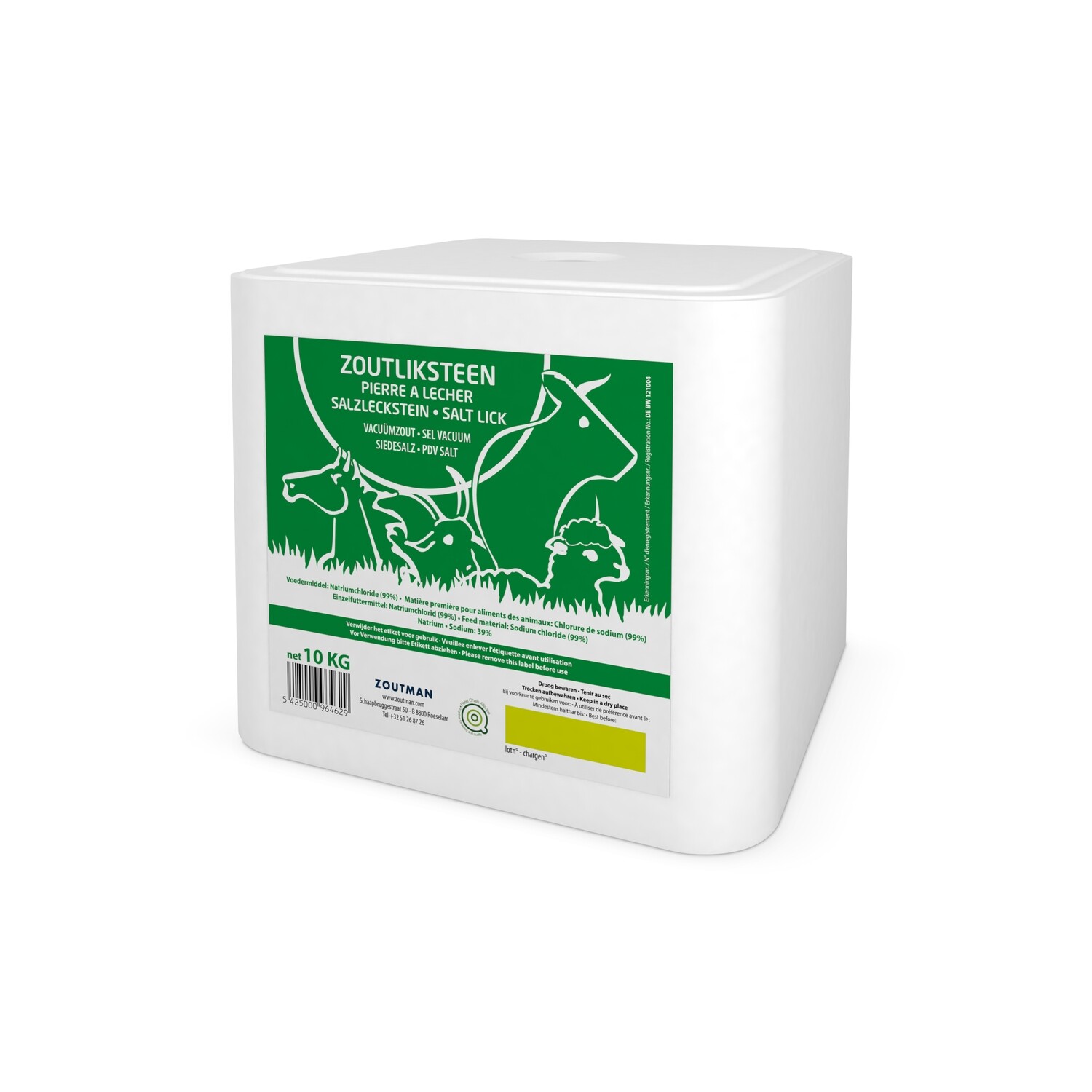 Likstenen van 10 kg afhalen