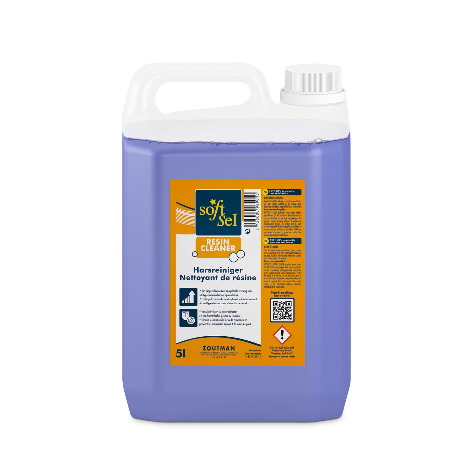 Soft Sel Hars reiniger 5L
