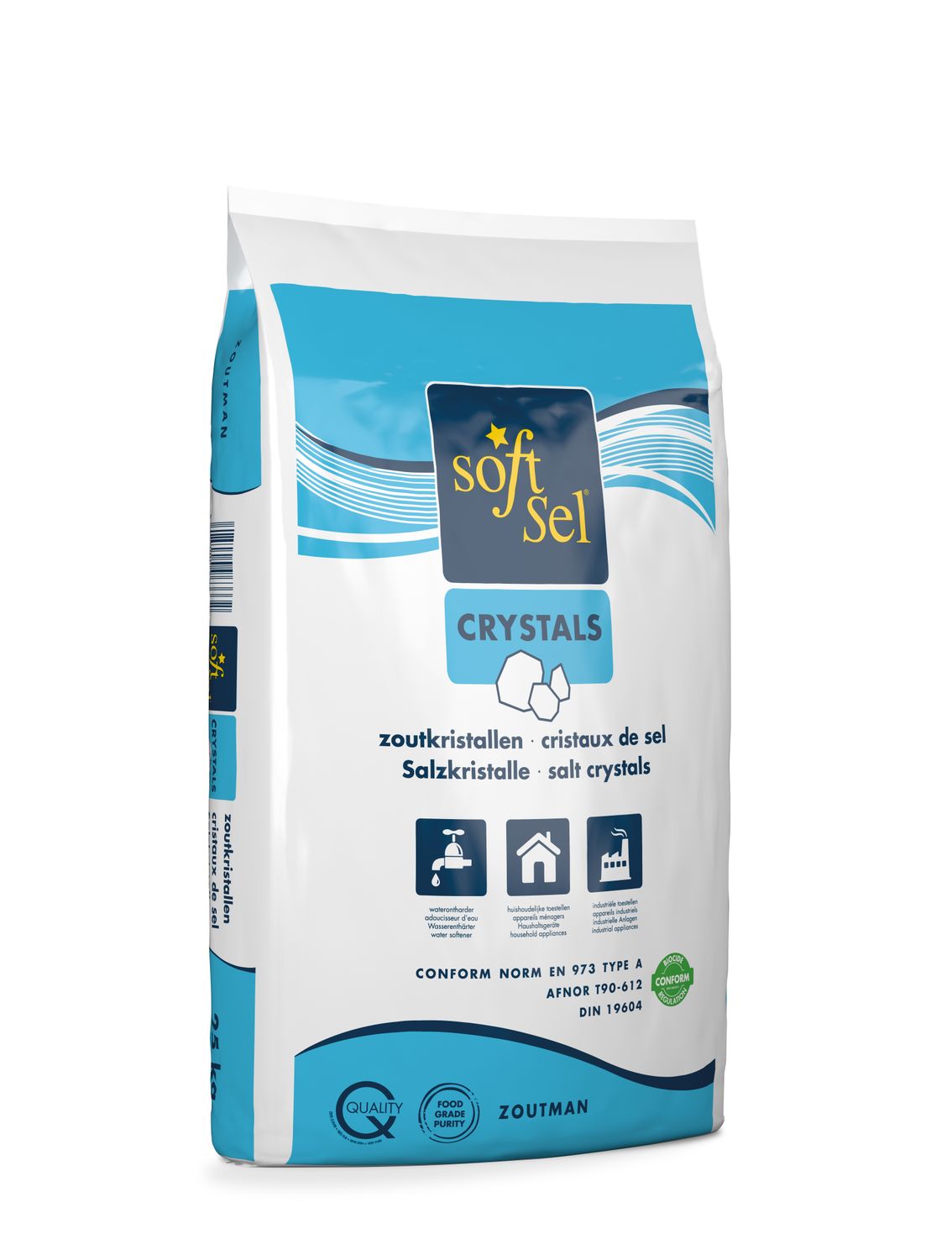 Soft sell Crystals Onthardingszout  25 kg afhalen