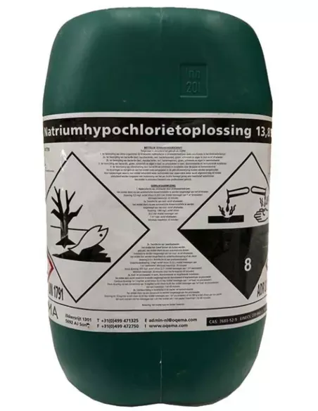 Zwembad Chloor 13,8%  28 x 25 kg