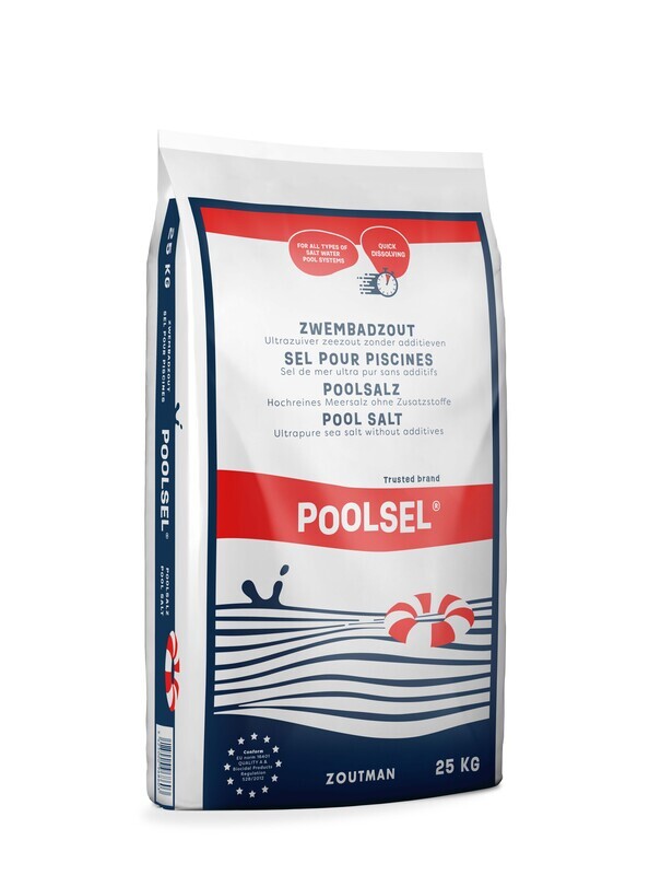 Poolsel 25 kg - Zout voor elektrochlorinatie afhalen