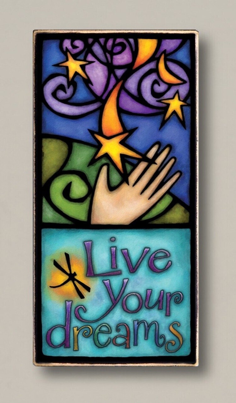 Live Your Dreams wall art