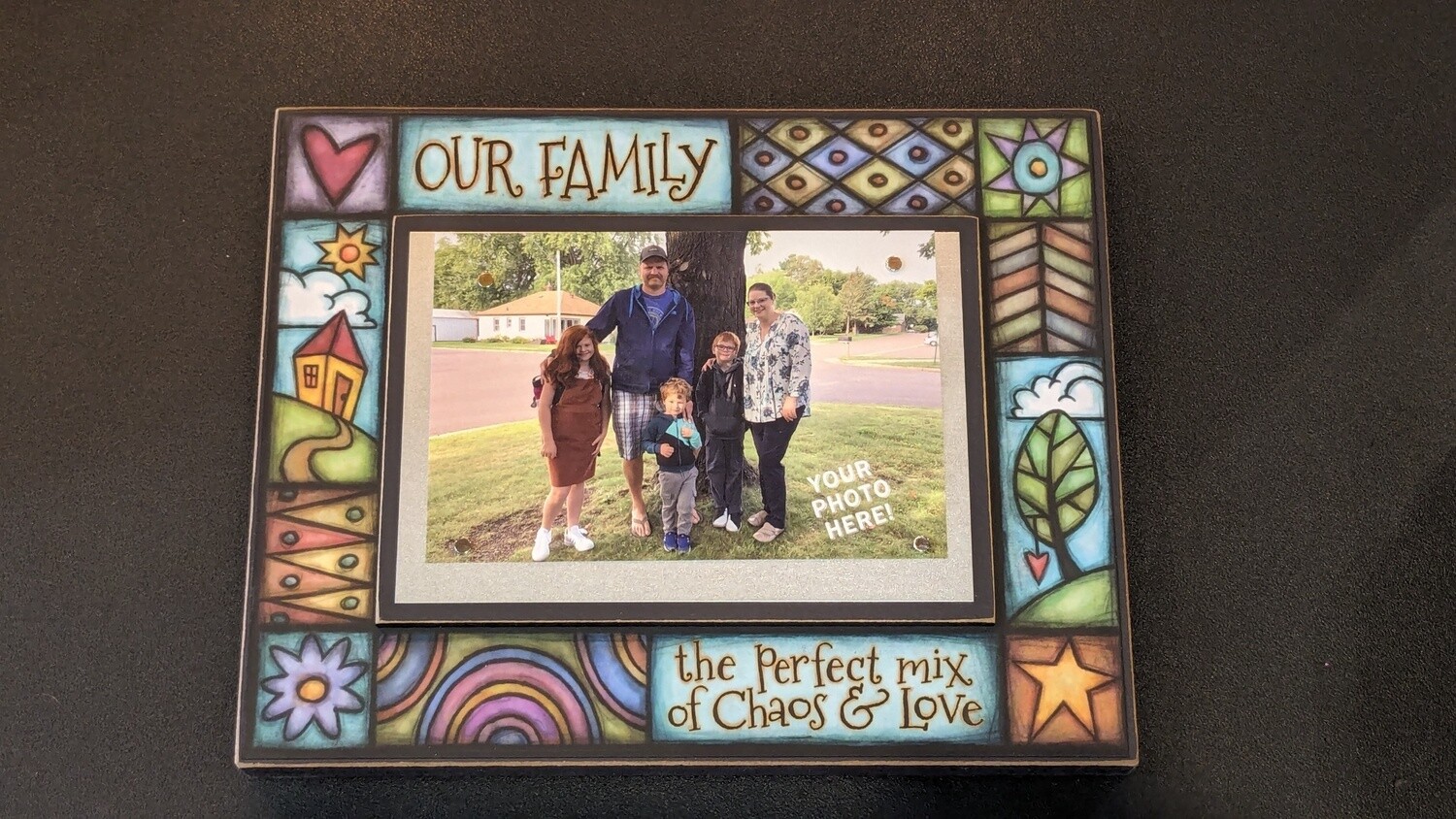 Chaos and Love Frame