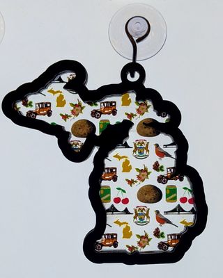 Michigan Suncatcher Ornament