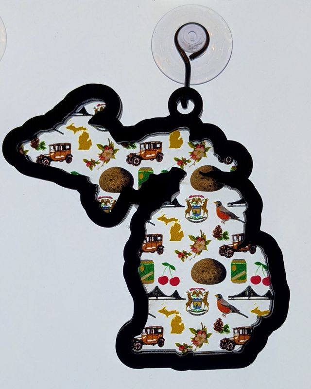 Michigan Suncatcher Ornament