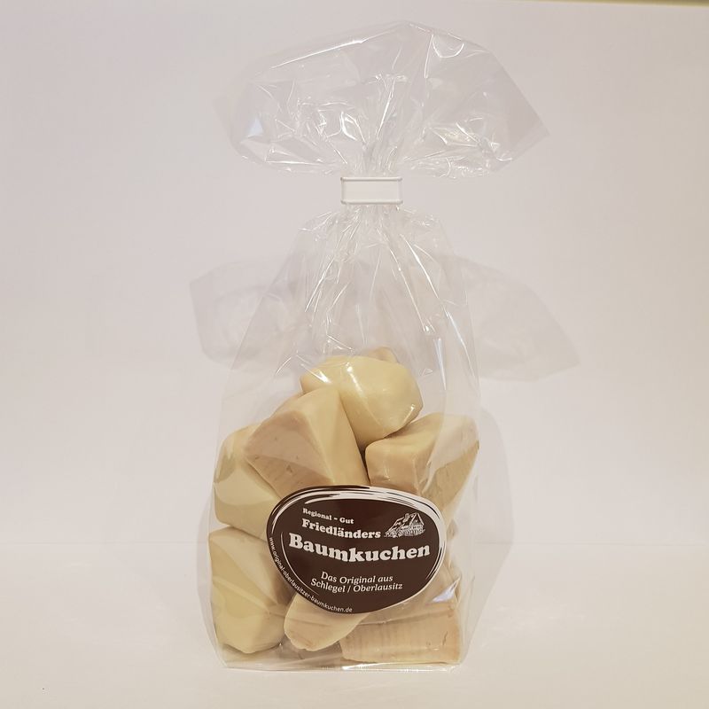 Baumkuchenspitzen Weiße Schokolade 150g Baumkuchenspitzen Weiße Schokolade 150g