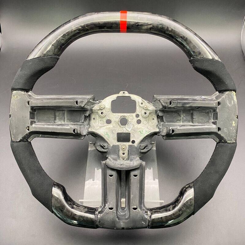 2010-2014 Mustang Carbon Steering Wheel Customizable