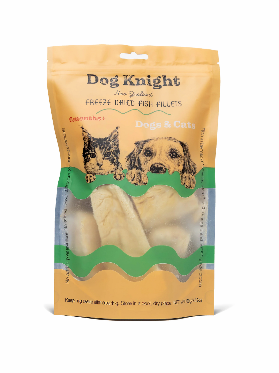 Dog Knight Freeze Dried Fish Fillet 100g
