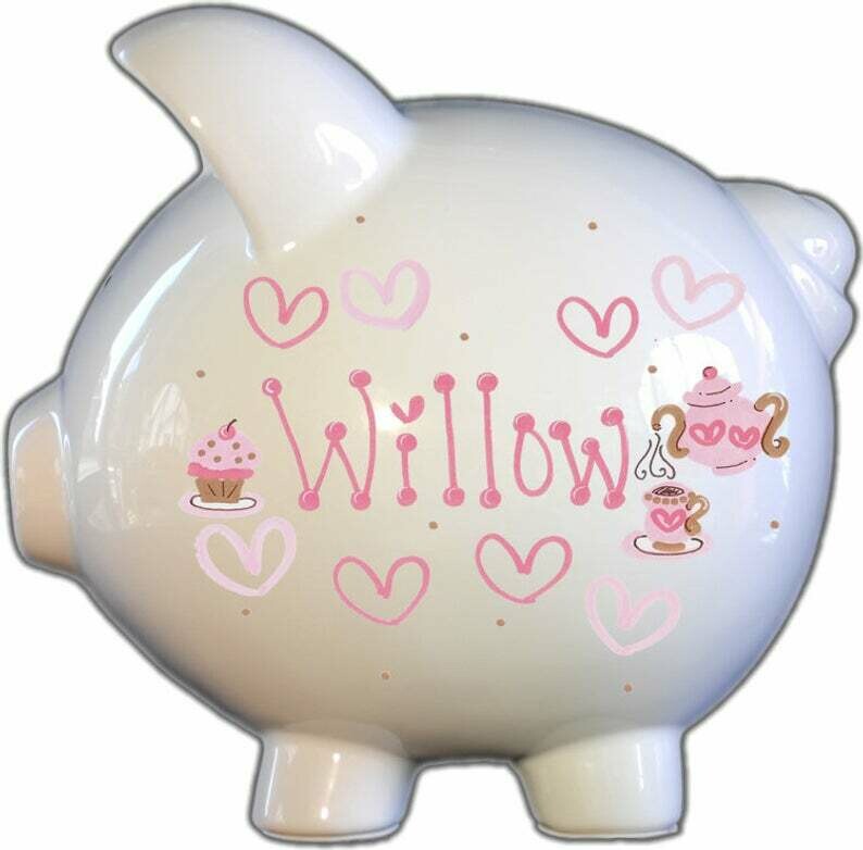 Tea Time Piggy Bank