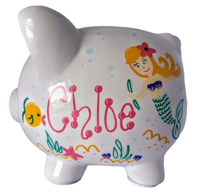 Mermaid Design Piggy Bank