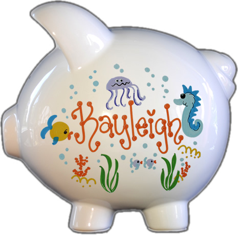 Under the Sea Design Piggy Bank