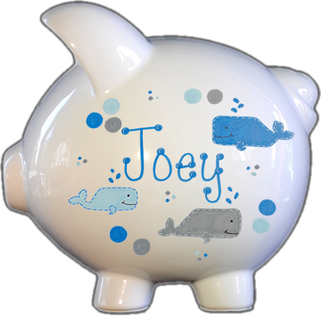 Whale&#39;s Design Piggy Bank