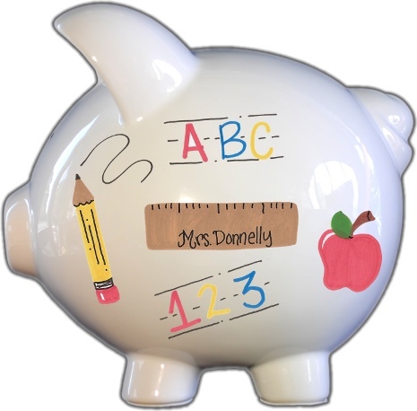 Teacher Design Piggy Bank