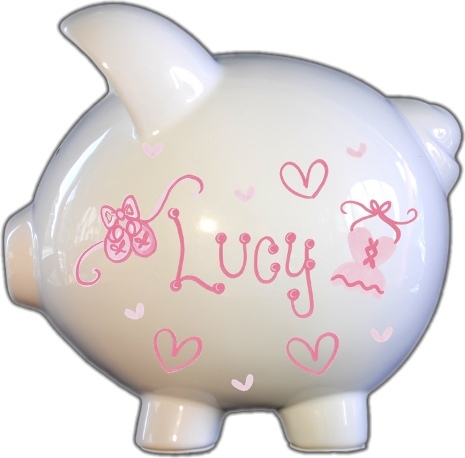 Ballerina Design Piggy Bank