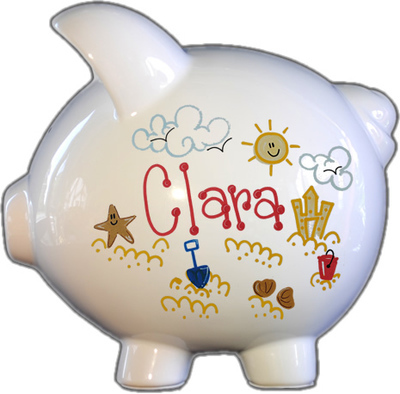 Beach Piggy Bank