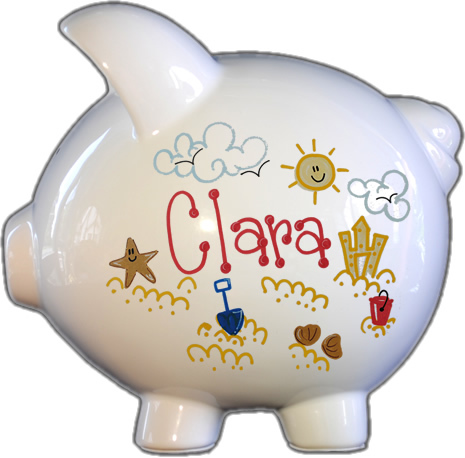 Beach Piggy Bank