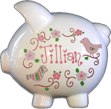 Lovebirds Piggy Bank