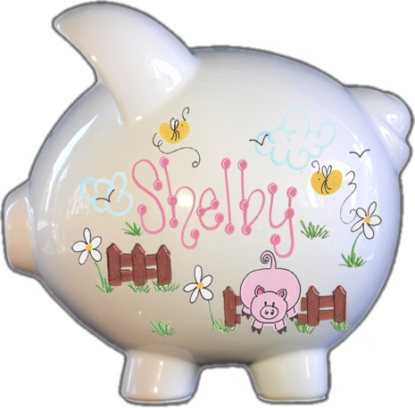 Lil Piggy Design Piggy Bank