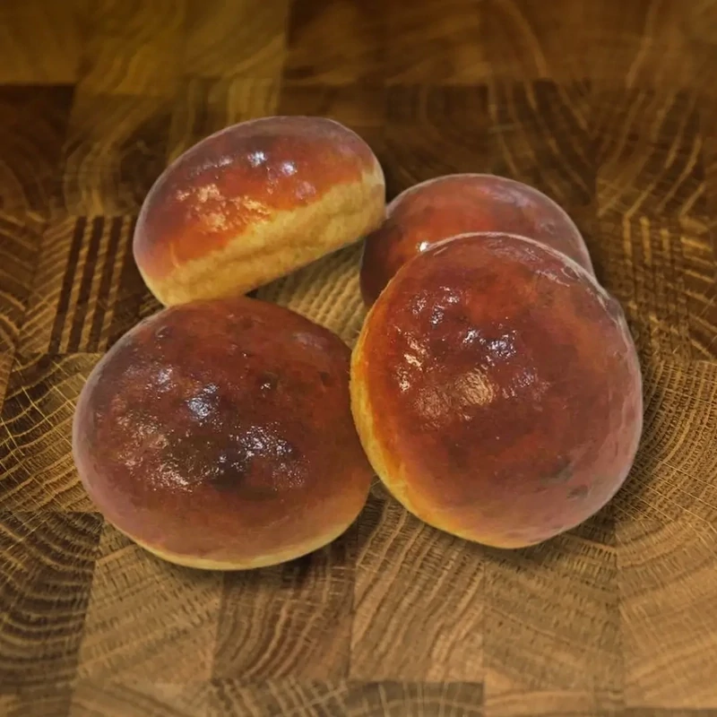 Pretzel Sandwich Buns (4 pack)