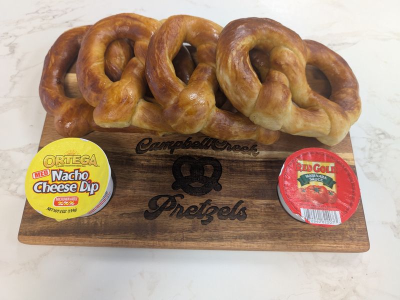 Pretzel Charcuterie Board