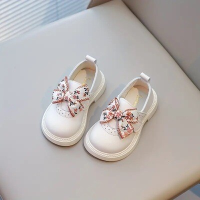 Cute Bowknot Solid Color Dance Shoes For Girls, Comfortable Non-slip Flat Shoes For Vacation Party, Spring Summer Autumn