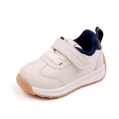 Casual Comfortable Low Top Mesh Sneakers For Baby Boys, Breathable Lightweight Walking Shoes For Spring And Autumn