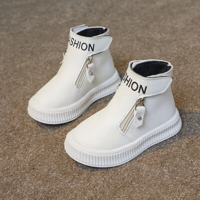 Trendy Cool Solid Color Boots For Boys, Comfortable Non-slip Boots For Outdoor Travel, All Seasons