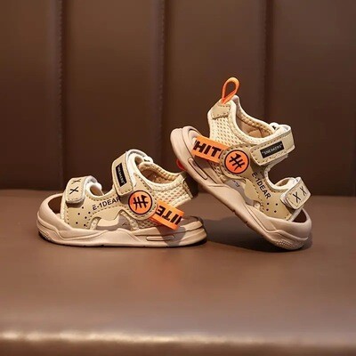 Trendy Comfortable Sandals For Baby Boys, Breathable Non-slip Walking Shoes For Spring And Summer