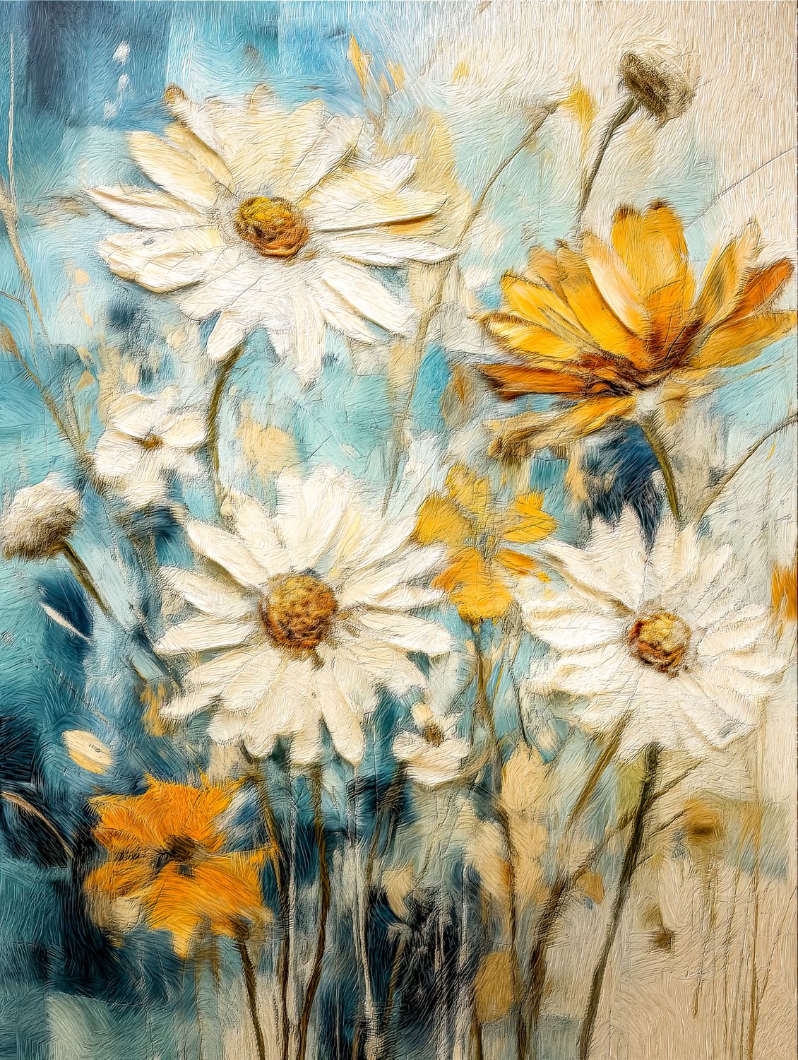 Whispers of Autumn Gold - Make it yourself - Instant Artwork