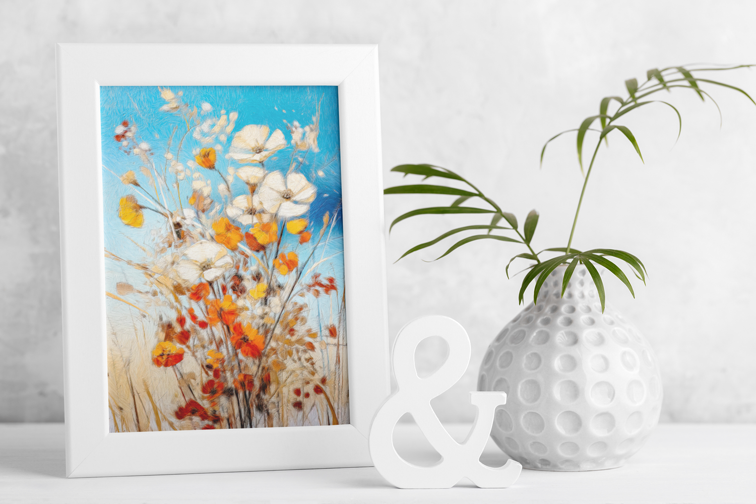 Amber Meadows Aflame - Make it yourself - Instant Artwork