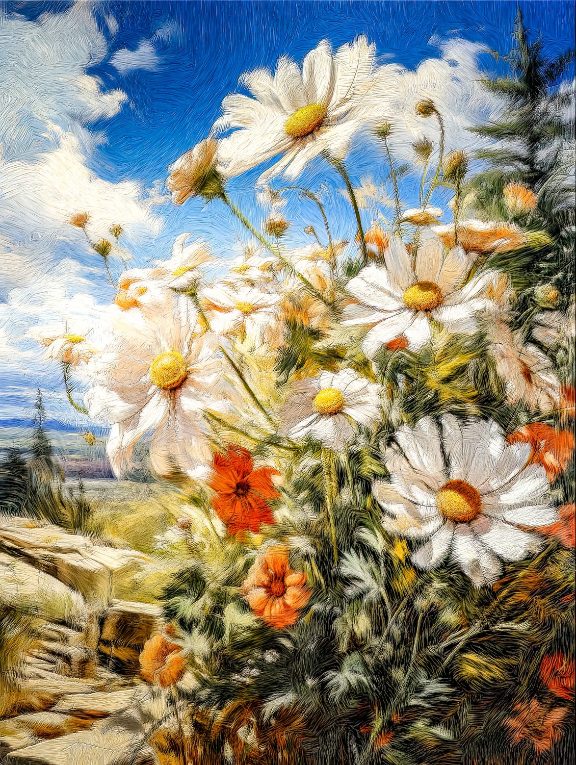 Harvest Blooms Ballet - Make it yourself - Instant Artwork