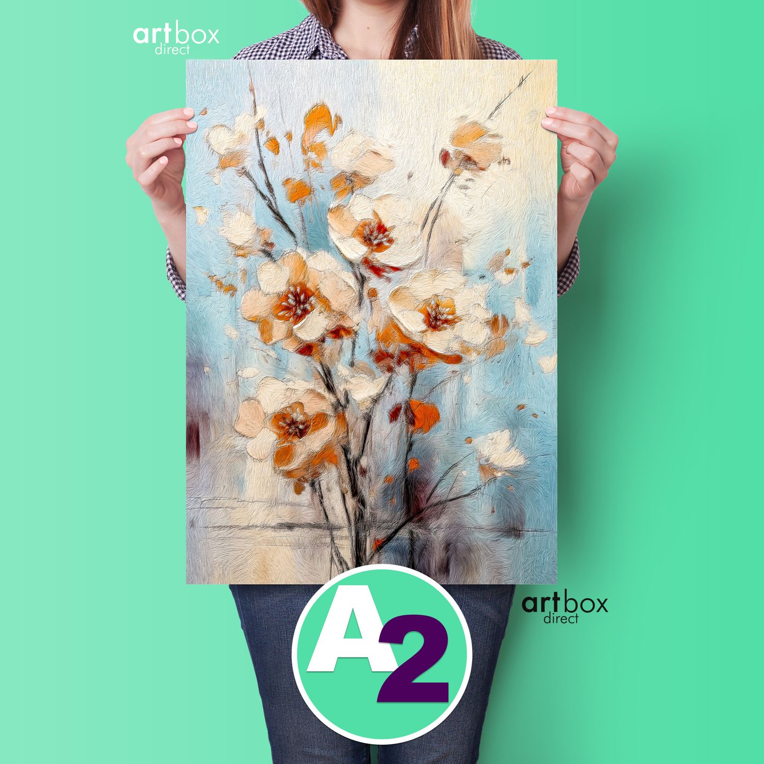 Autumn&#39;s Pink Palette in Petals - Make it yourself - Instant Artwork