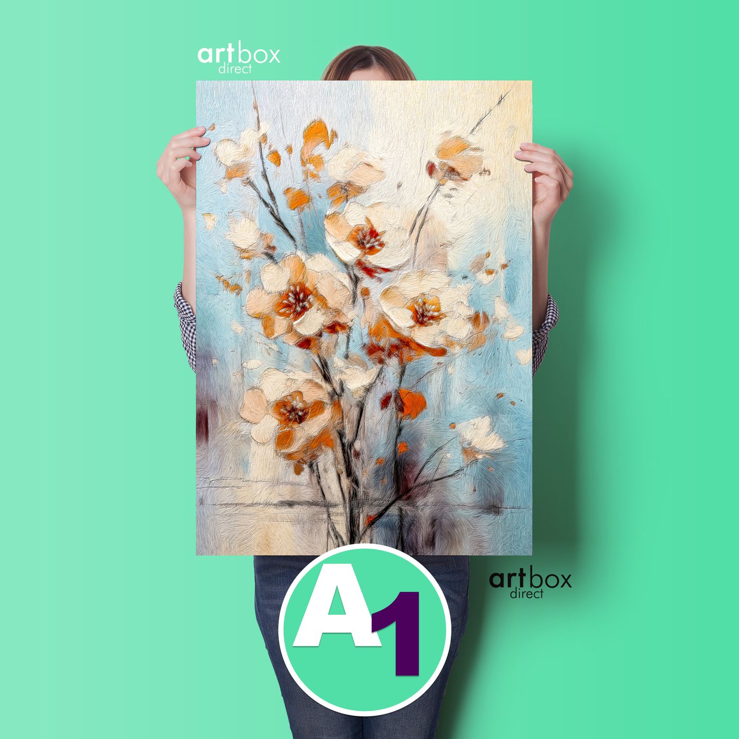 Autumn&#39;s Pink Palette in Petals - Make it yourself - Instant Artwork