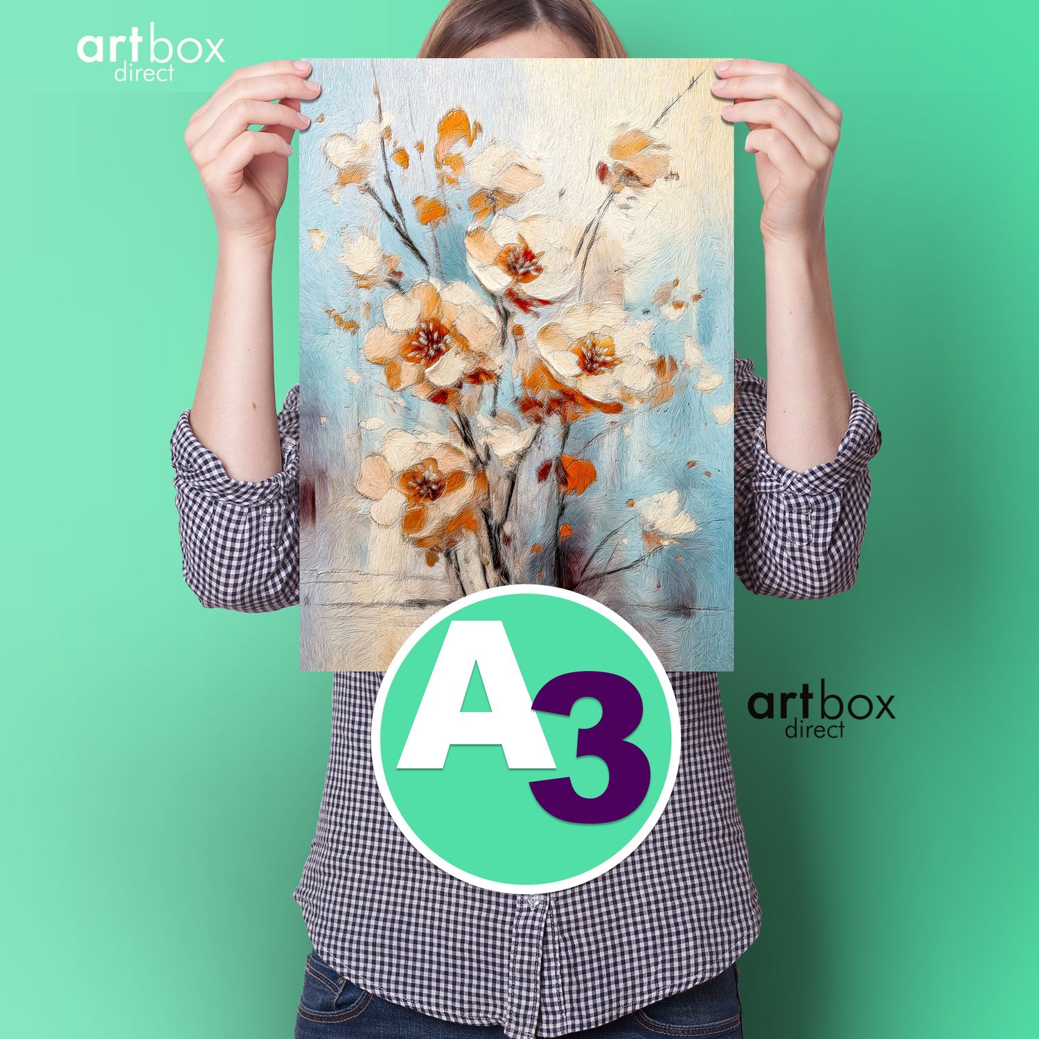 Autumn&#39;s Pink Palette in Petals - Make it yourself - Instant Artwork