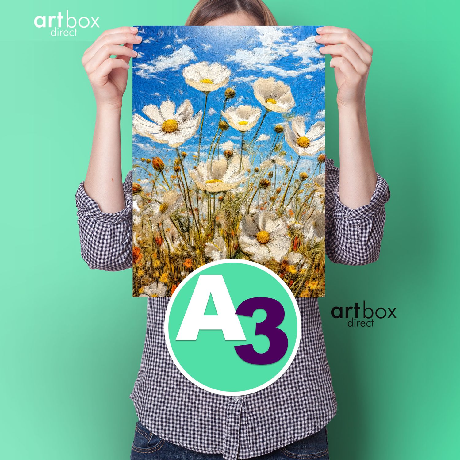 Warm Wishes and Wildflowers - Make it yourself - Instant Artwork