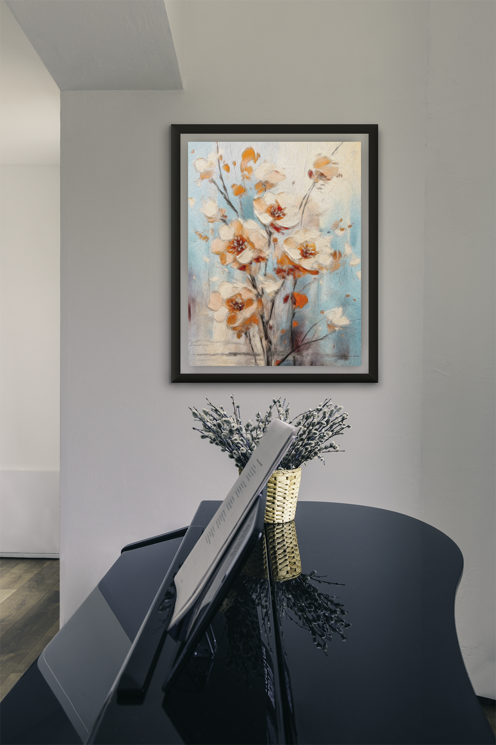 Autumn&#39;s Pink Palette in Petals - Make it yourself - Instant Artwork