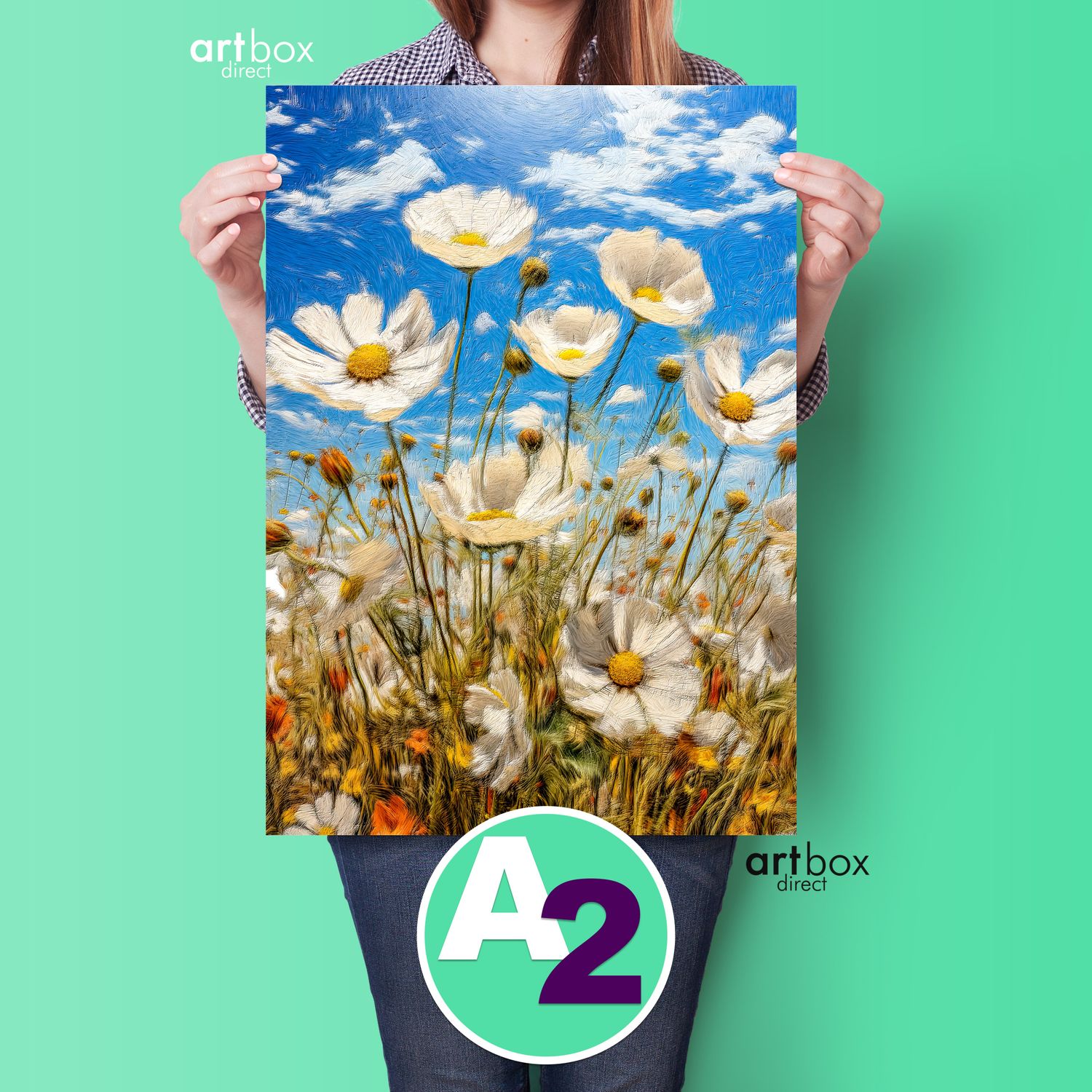 Warm Wishes and Wildflowers - Make it yourself - Instant Artwork