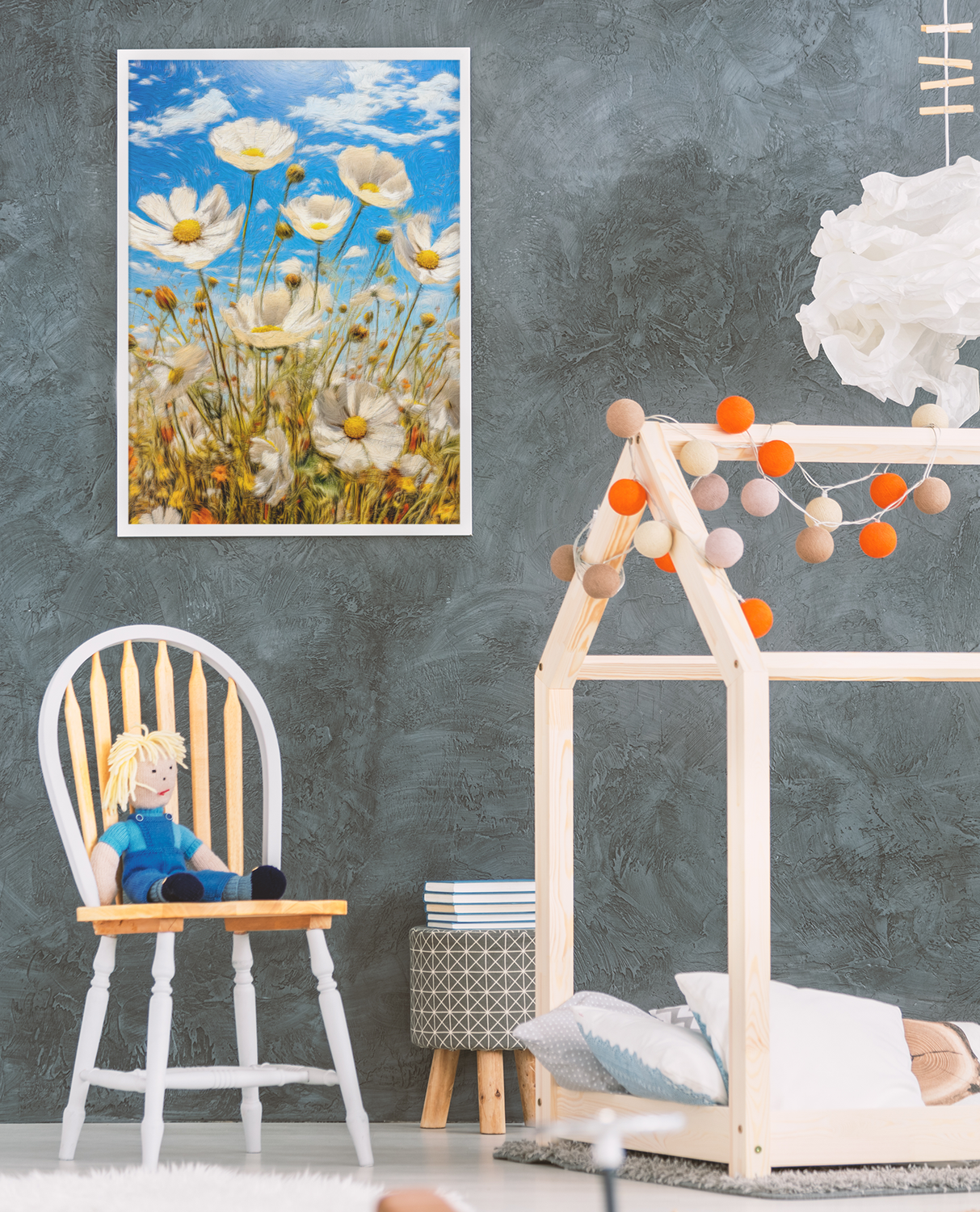 Warm Wishes and Wildflowers - Make it yourself - Instant Artwork