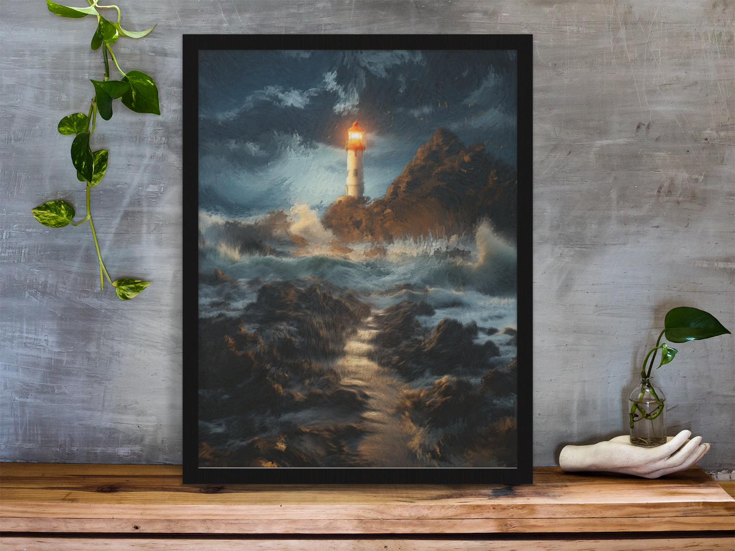 Guardian of the Ancient Shores - Make it yourself - Instant Artwork