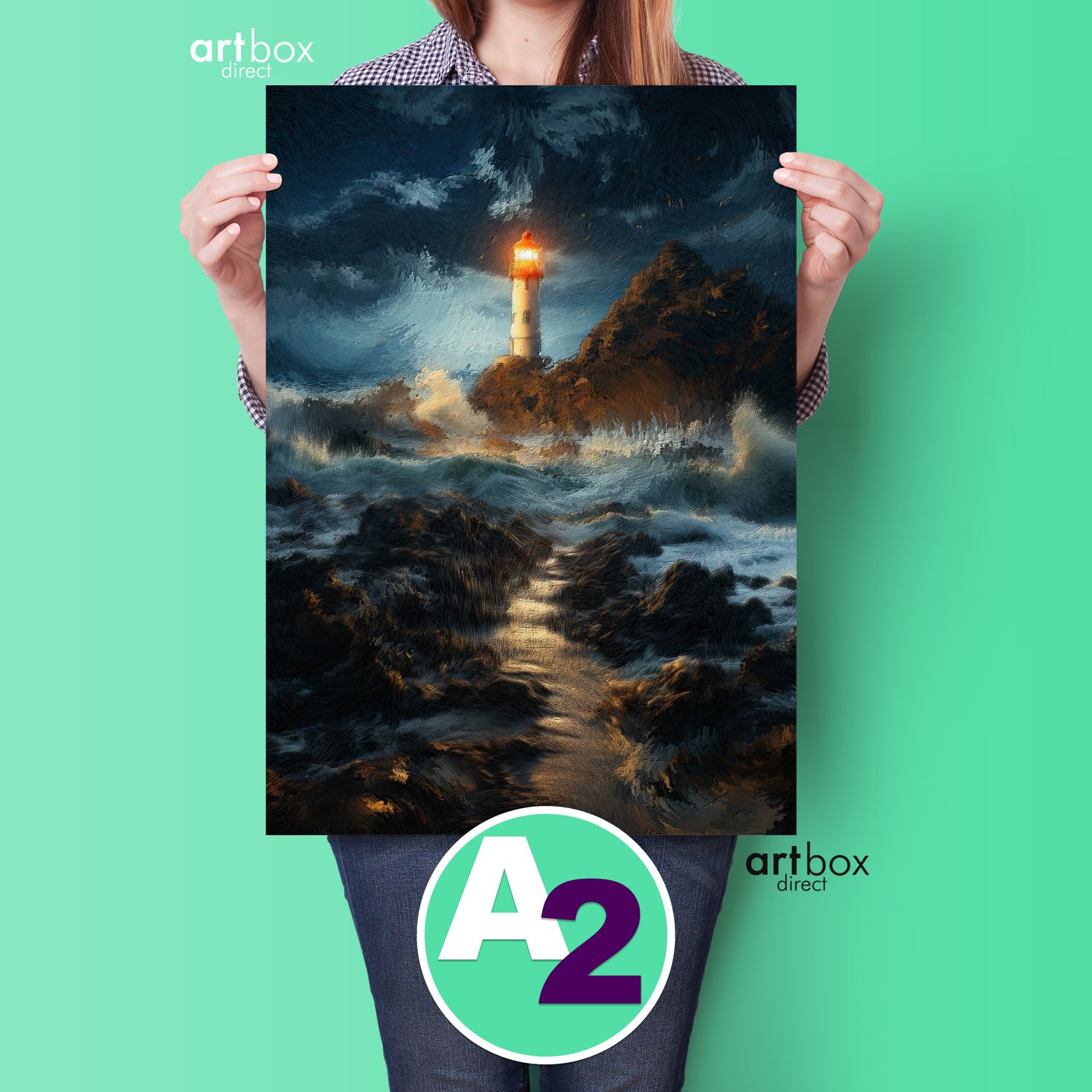 Guardian of the Ancient Shores - Make it yourself - Instant Artwork