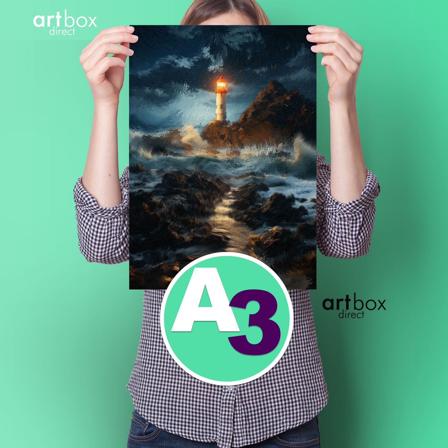 Guardian of the Ancient Shores - Make it yourself - Instant Artwork