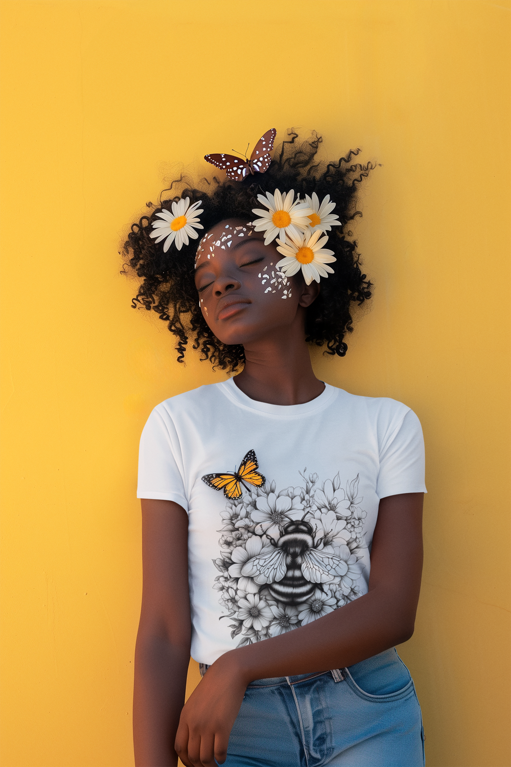 Bumblebee Floral Artwork Collection No.1 -  Colour and Create Six-Pack