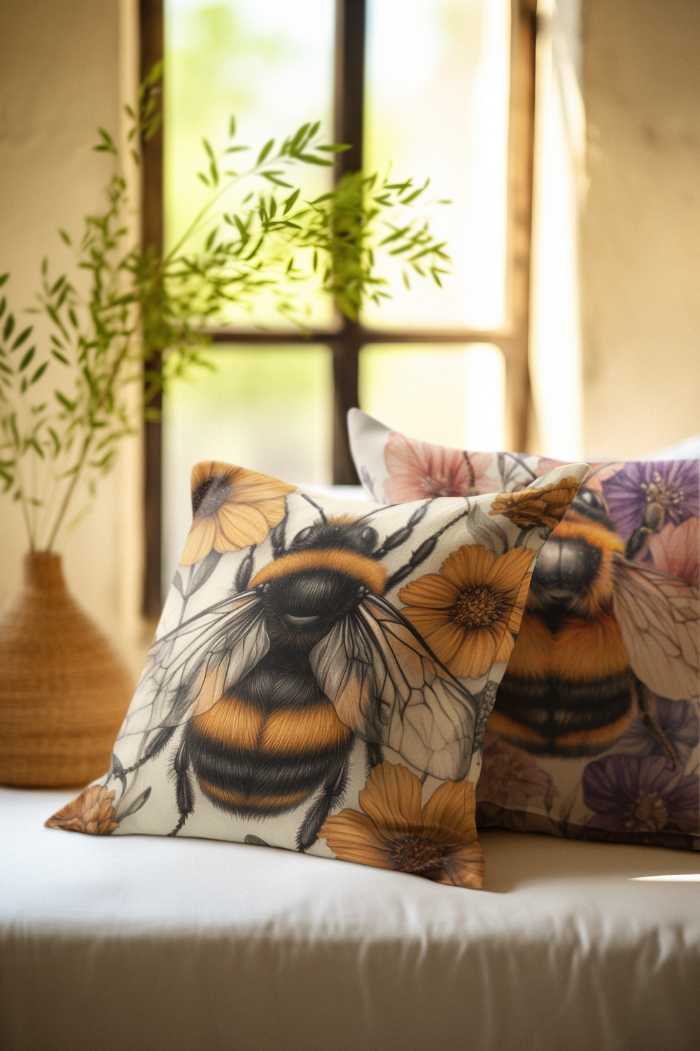 Bumblebee Floral Artwork Collection No.2 - Colour and Create Six-Pack