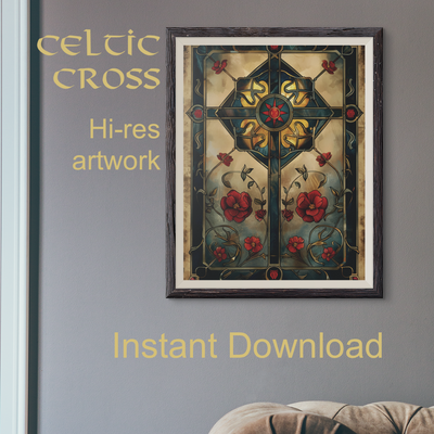 Celtic Cross 2 - Make it yourself - Instant Artwork