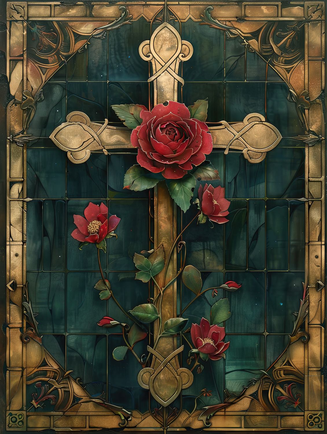 Celtic Cross 3 - Make it yourself - Instant Artwork